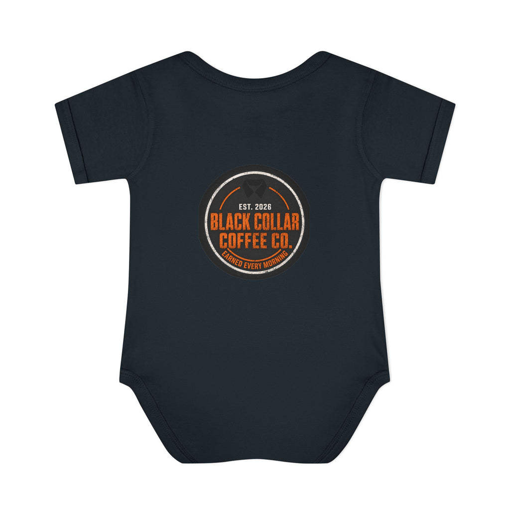 Infant Bodysuit — Black Collar Coffee Co. Logo Baby Onesie (Est. 2026)