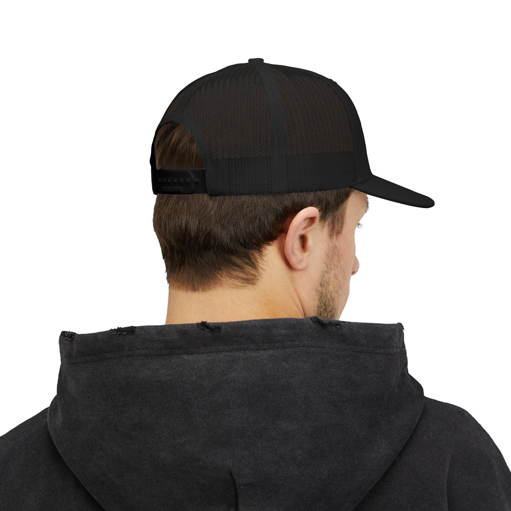 Black Collar Coffee Co. Orange Logo Trucker Hat