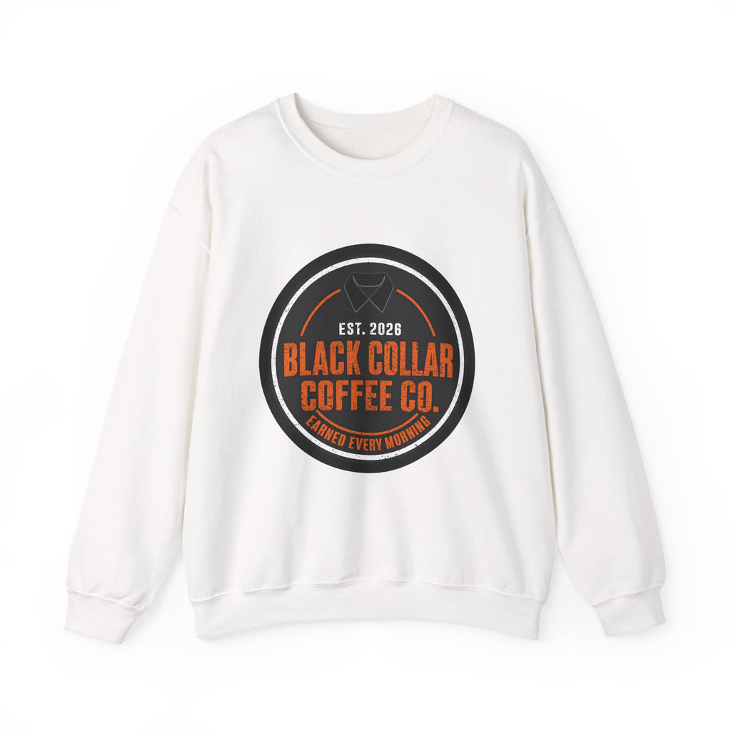 Black Collar Coffee Crewneck Sweatshirt
