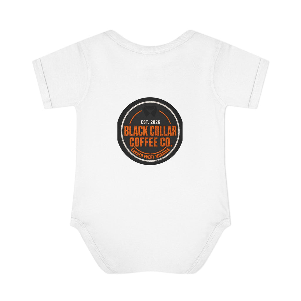 Infant Bodysuit — Black Collar Coffee Co. Logo Baby Onesie (Est. 2026)